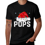 Pops Claus Funny Xmas Family Matching Grandpa Christmas  Lightweight T-Shirt