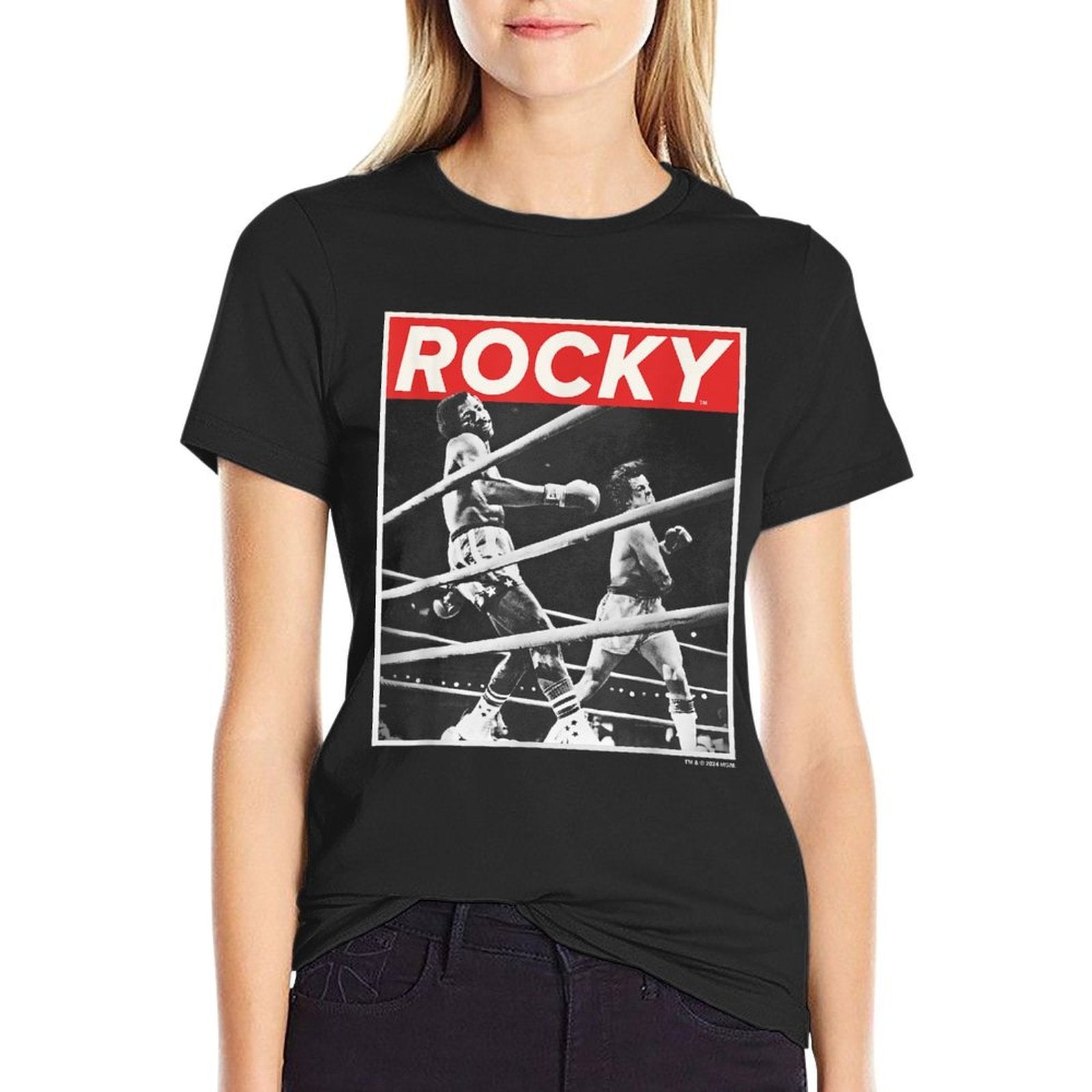 Rocky Savage Punch Apollo Creed Fight Vintage Panel  Odor-resistant T-Shirt
