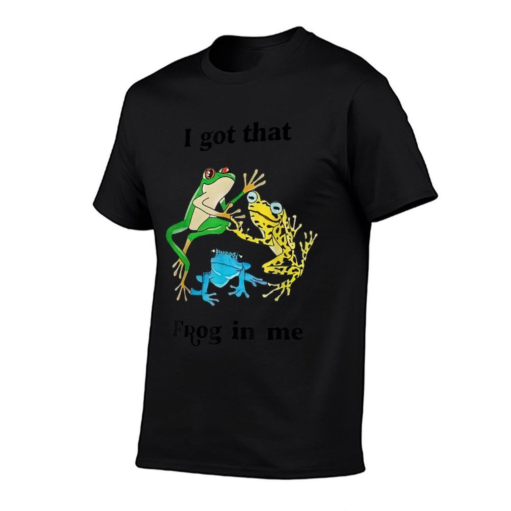 I Got That Frog In Me Funny For Men Women  Summer-ready Fabric T-Shirt