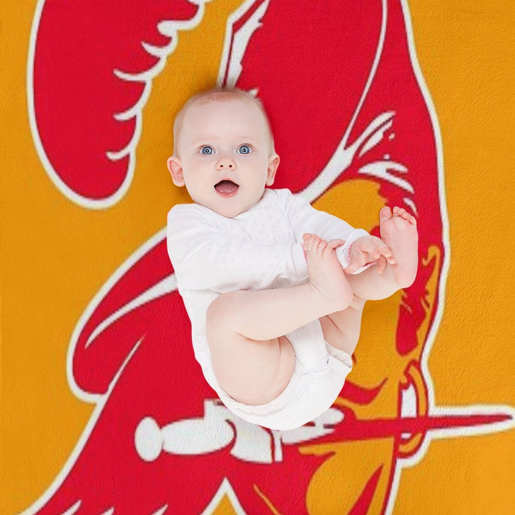 BuccaneersCity Red Quick-dry Throw Blanket