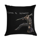 Resident Evil 4 Leon S Kennedy Soft Luxury Feel Throw Pillow