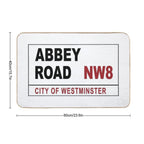 Abbey Road Street Sign  Multi-Purpose Bath Mat