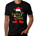 Grandma Santa Claus Funny Family Christmas Pjs for Granny  Versatile T-Shirt