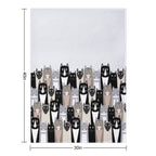 Cats #2 Compact Throw Blanket