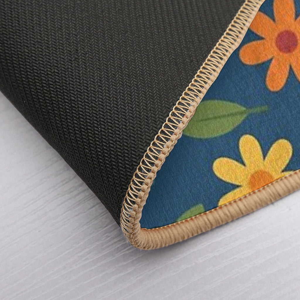 Flowers And Plants  High-Traffic Bath Mat