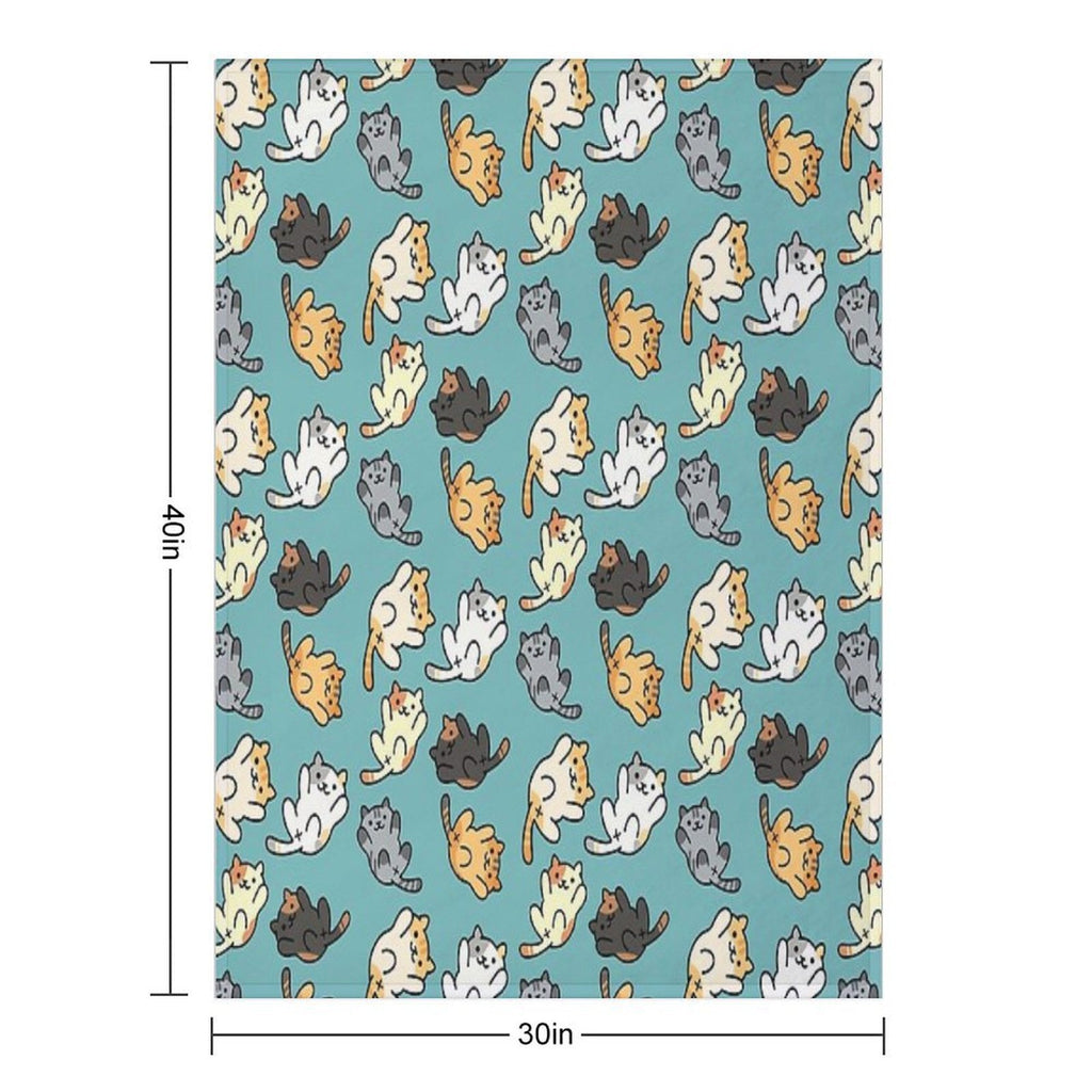 Neko Atsume Versatility Throw Blanket