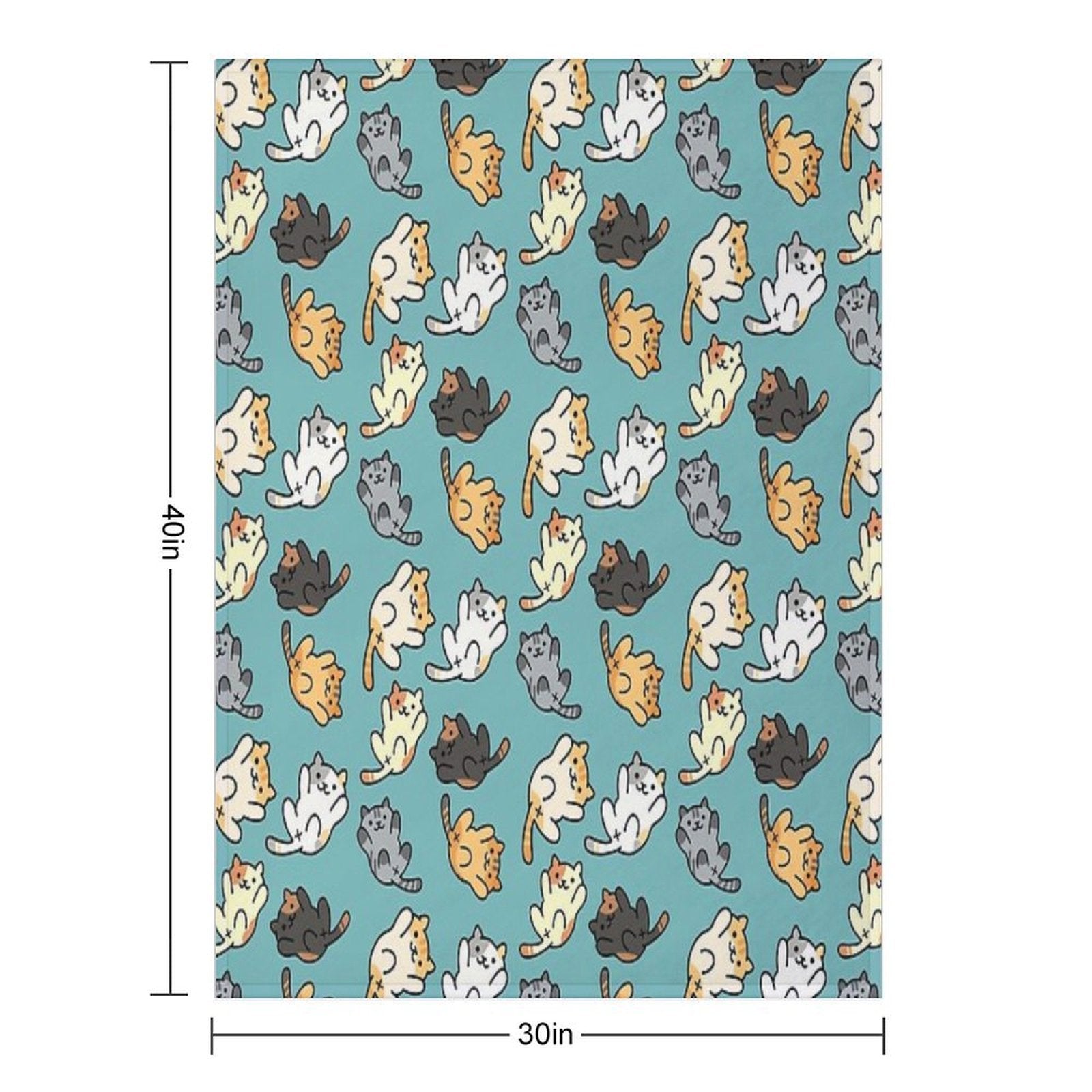 Neko Atsume Versatility Throw Blanket
