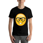 Nerd Glasses Buckteeth Emoticon Funny Hilarious Nerdy Face  Classic T-Shirt
