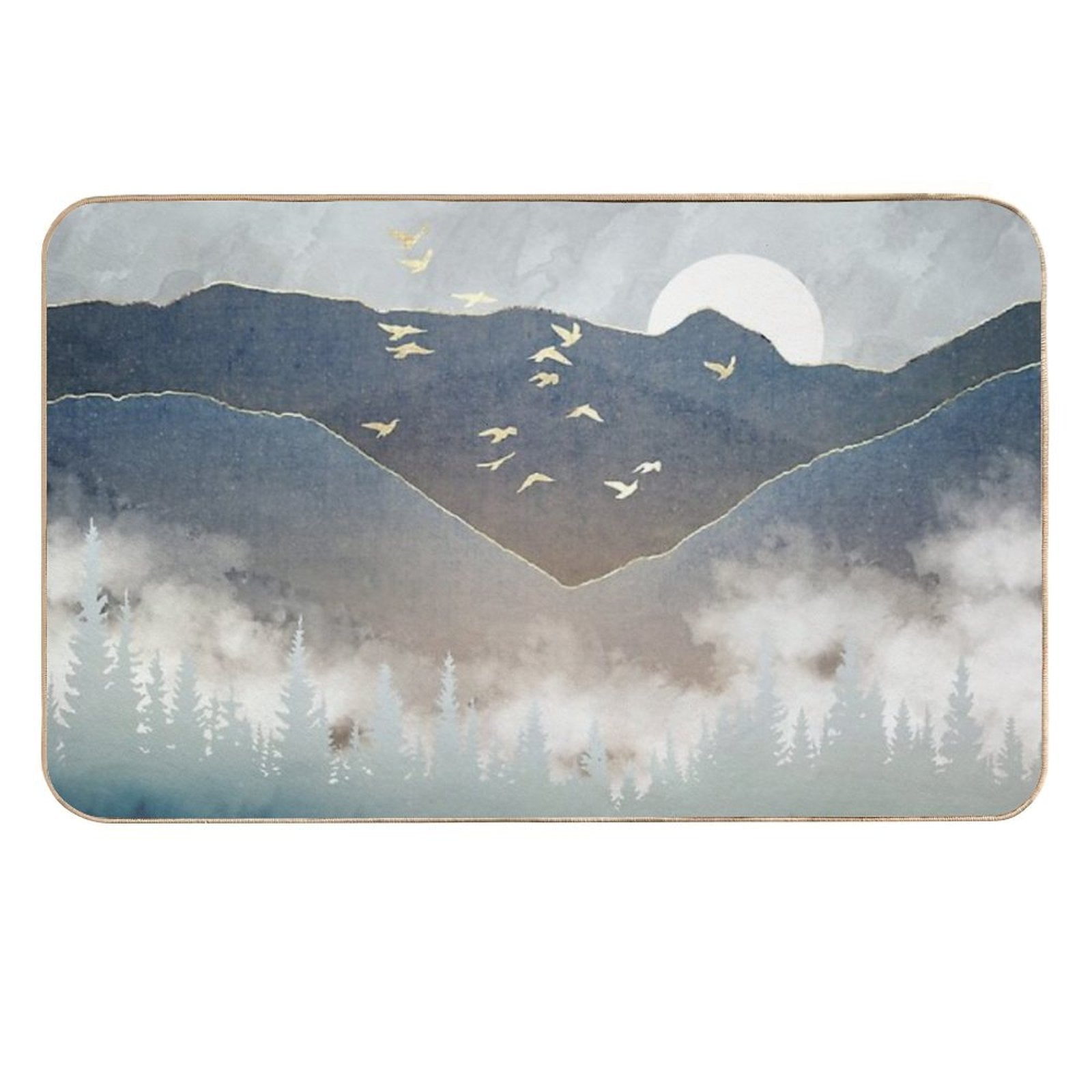 Blue Mountain Mist  Absorbent Bath Mat