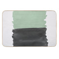 Sage Green Black Abstract Minimalism #1 #minimal #ink #decor #art  Repositionable Bath Mat