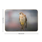 Nankeen Kestrel Contemplations - Bird  Easy To Clean Bath Mat