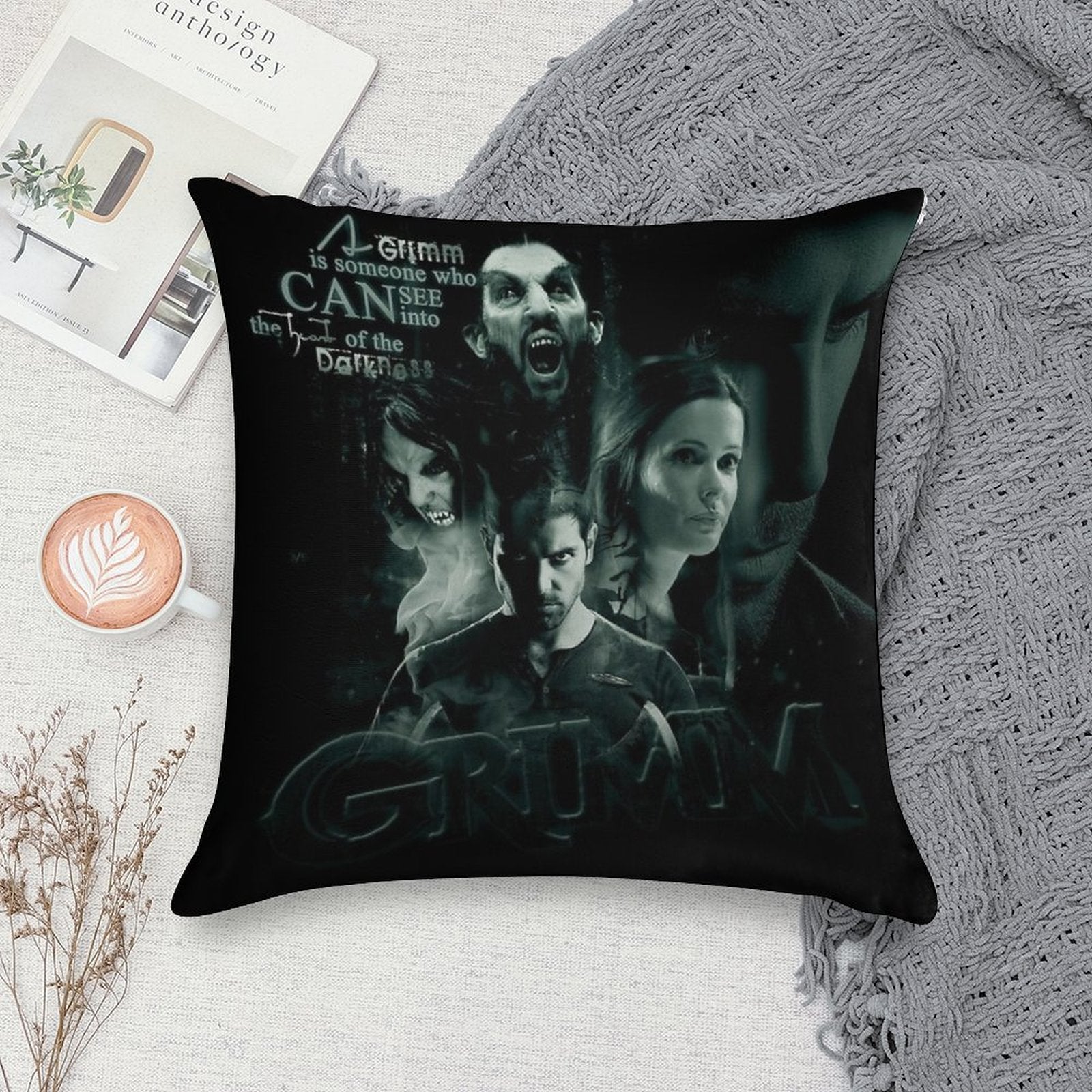 Grimm Soft Gift Ready Throw Pillow