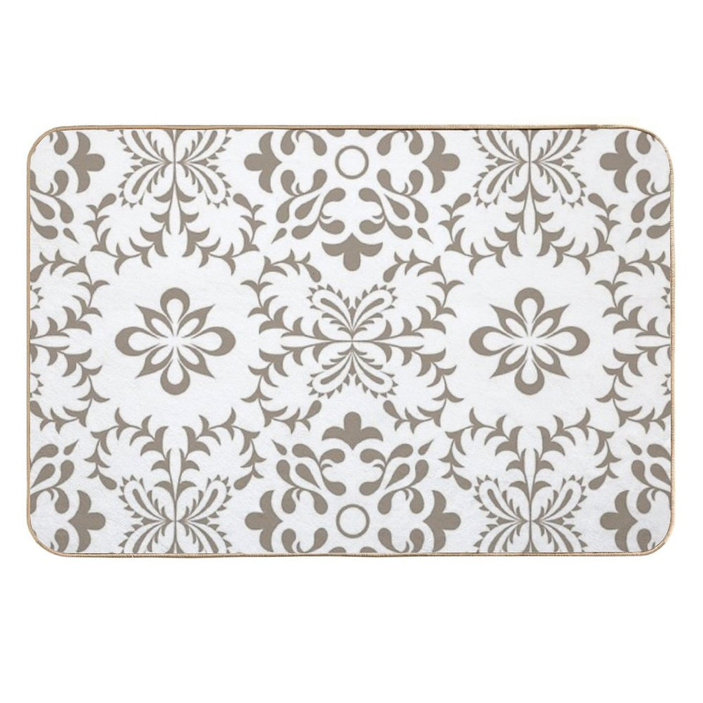 Vintage Marrakesh Mosaic, Moroccan Tiles  Odorless Bath Mat