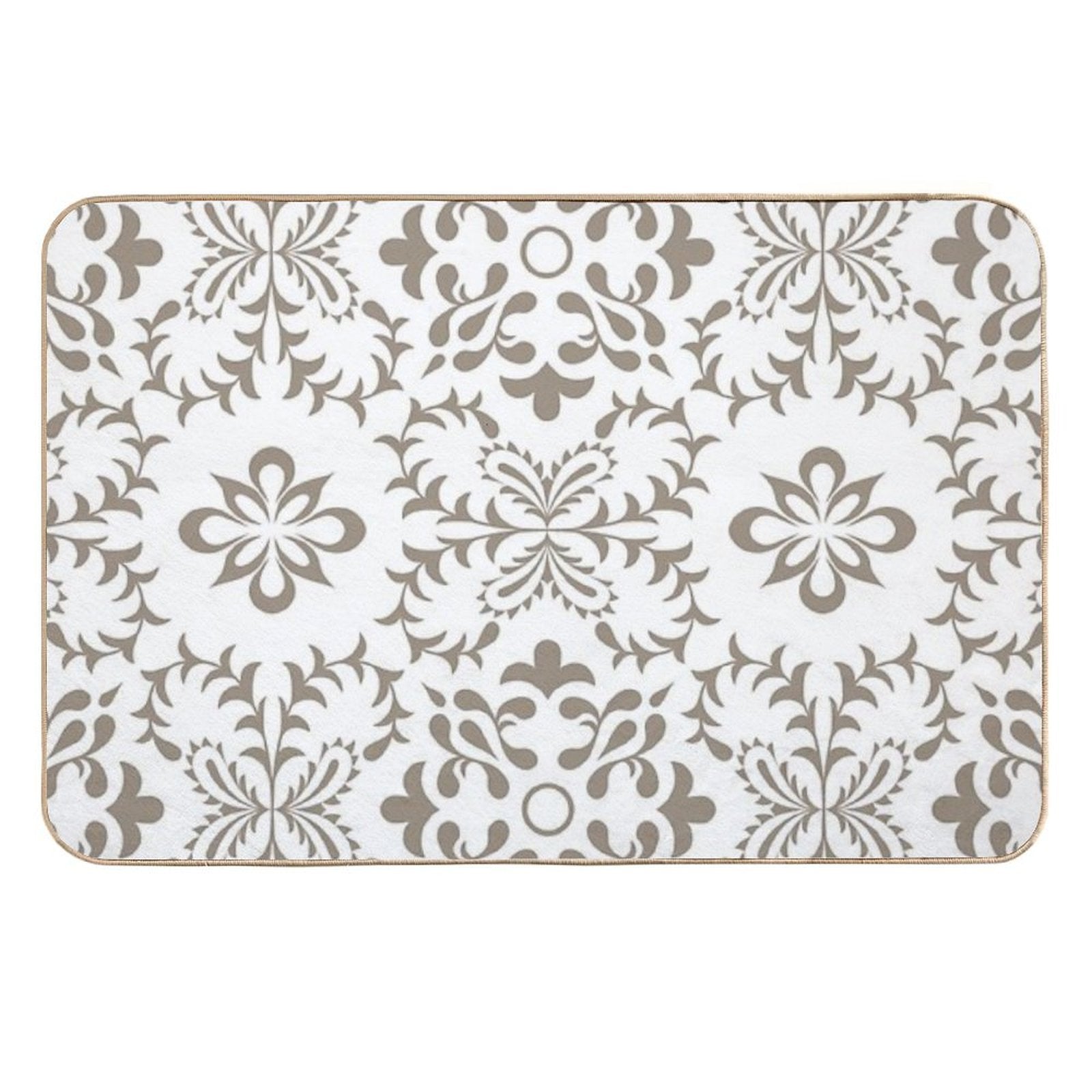 Vintage Marrakesh Mosaic, Moroccan Tiles  Odorless Bath Mat