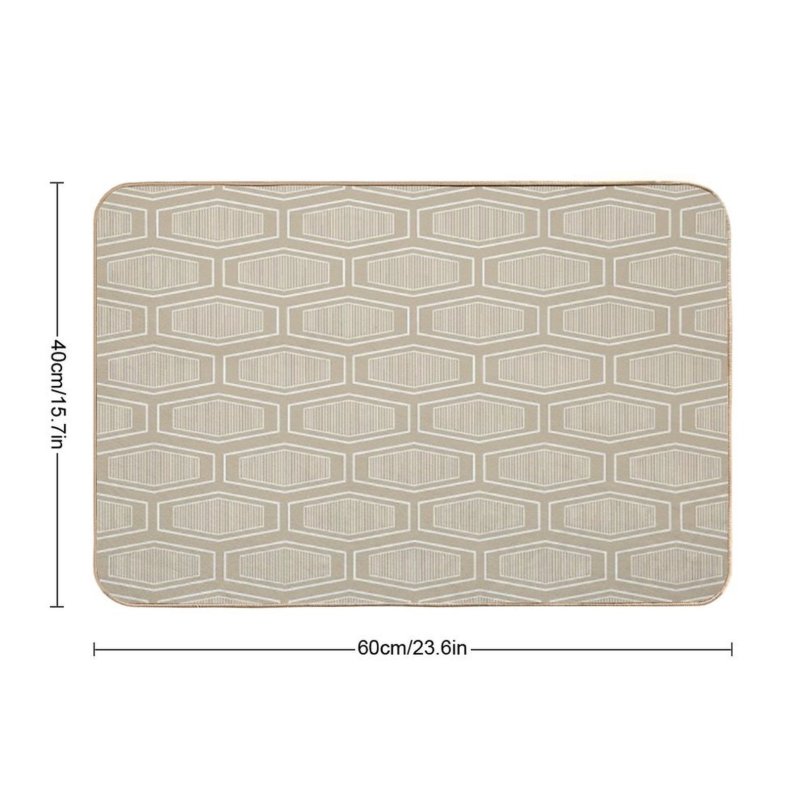 Sand Bricks  Easy Maintenance Bath Mat