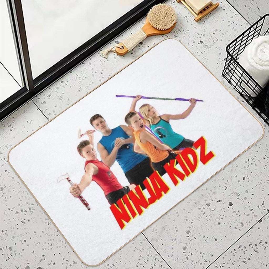 Ninja Kidz Merch For Kids Party  Slip-Resistant Bath Mat