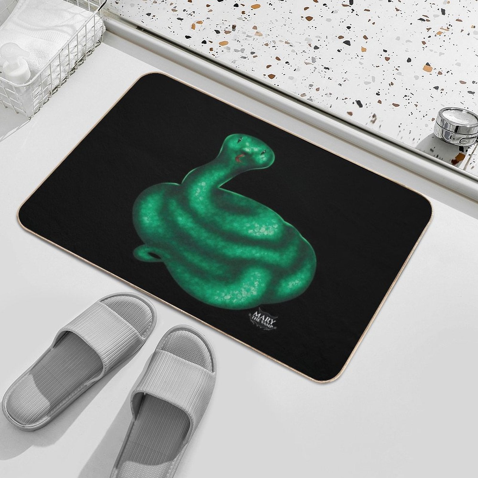 Jörmungandr - Midgard Serpent Durable Bath Mat