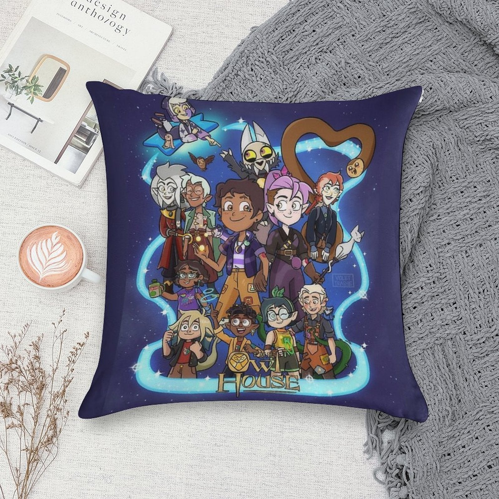 The Owl House Finale Soft Decorative Cover Throw Pillow