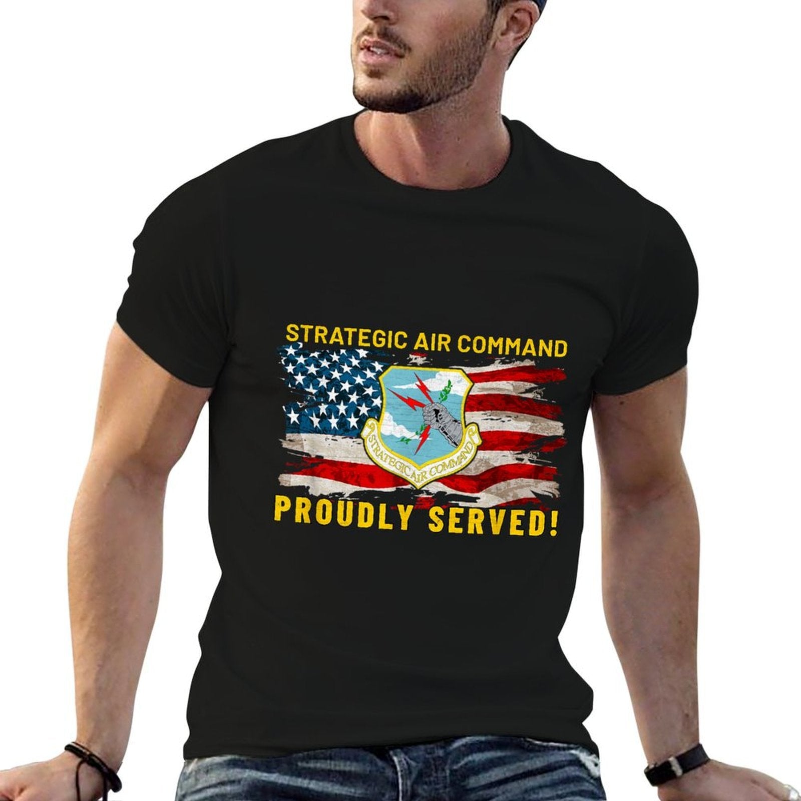 Strategic Air Command SAC US Air Force Vintage Gifts  Breathable T-Shirt