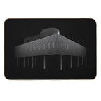 Villa Savoye Lineart by The Architect Le Corbusier  Versatile Bath Mat