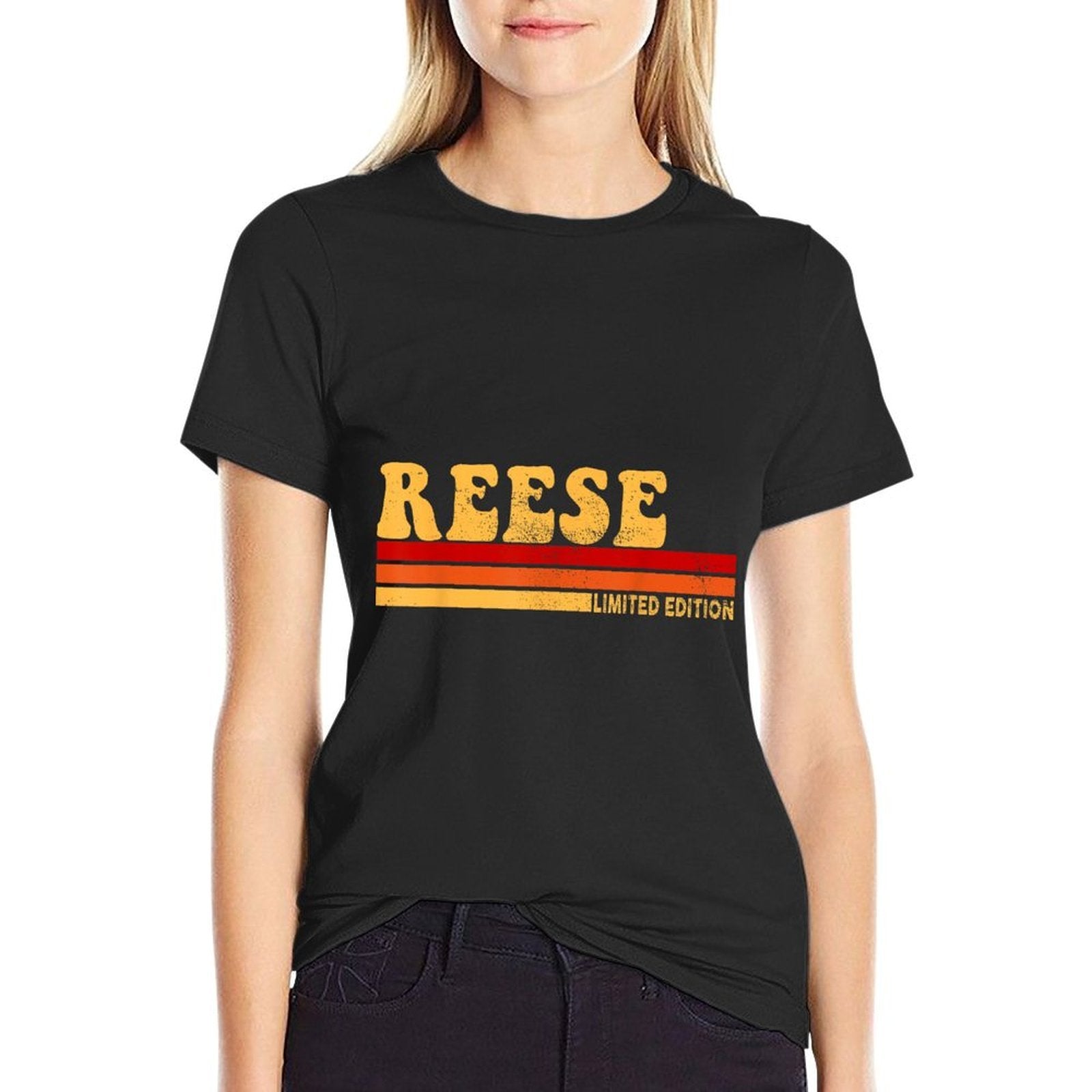 Reese Name Personalized Cute Idea Women Vintage Reese  Lightweight T-Shirt