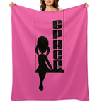 Little Space Swing (Black) Comfort Throw Blanket