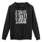Straight Outta 2008 16th Birthday Unisex Design Hoodie