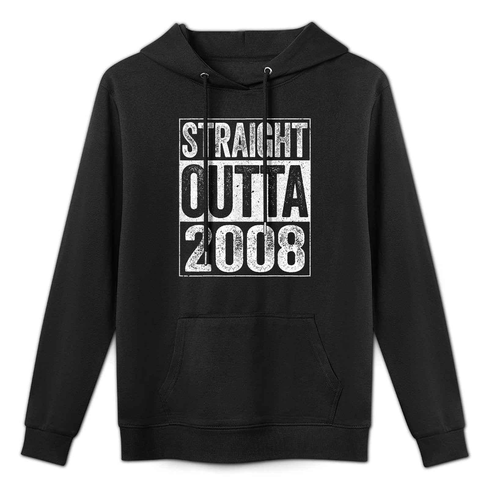 Straight Outta 2008 16th Birthday Unisex Design Hoodie