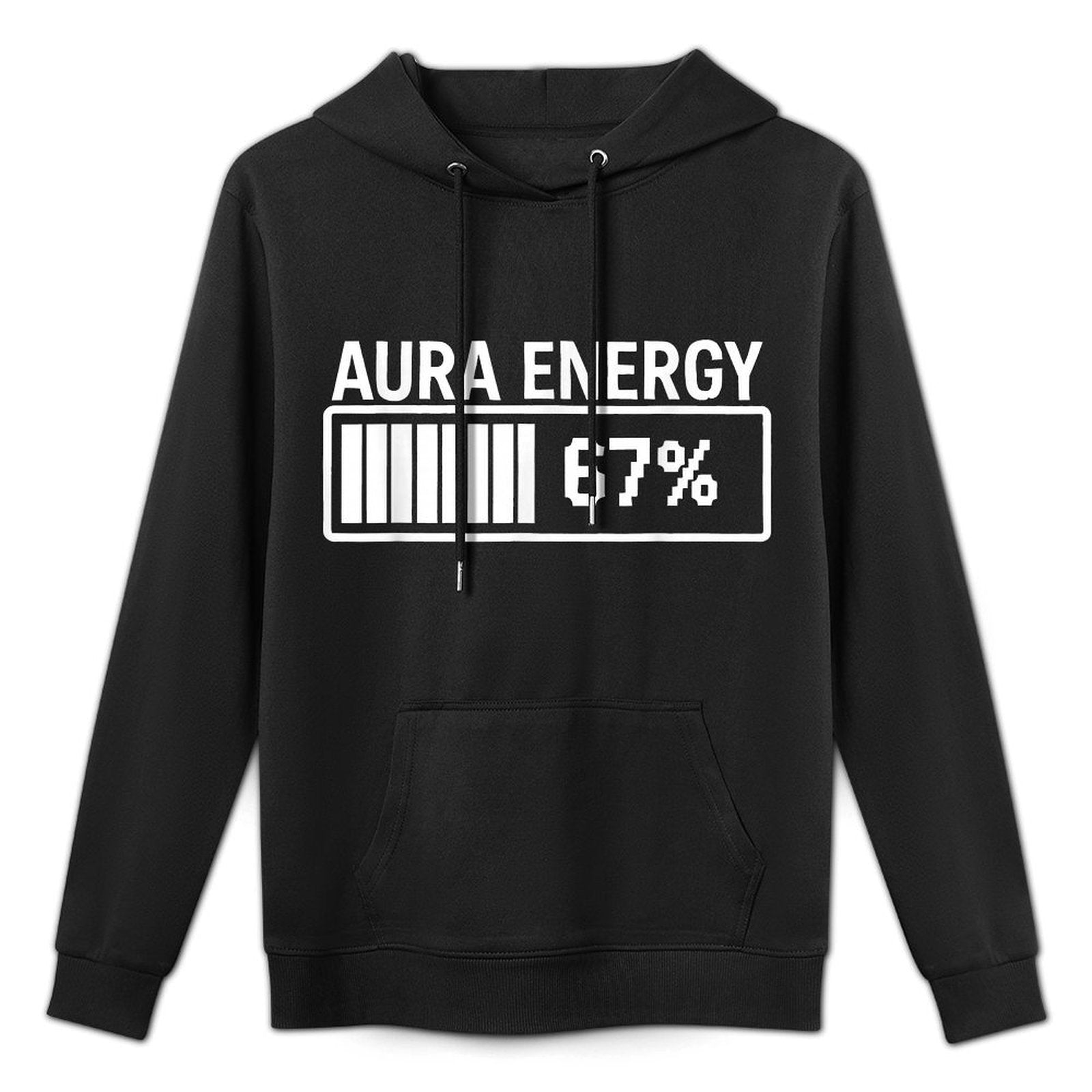 Aura Energy at 67 Funny Six Seven Meme Gen Alpha Slang Versatile Streetwear Hoodie