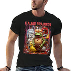 Italian Brainrot Trendy Viral Generated by AI Internet Meme  Trendy Pattern T-Shirt