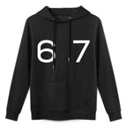 Fun Six Seven 6 7 Meme Design Versatile Streetwear Hoodie