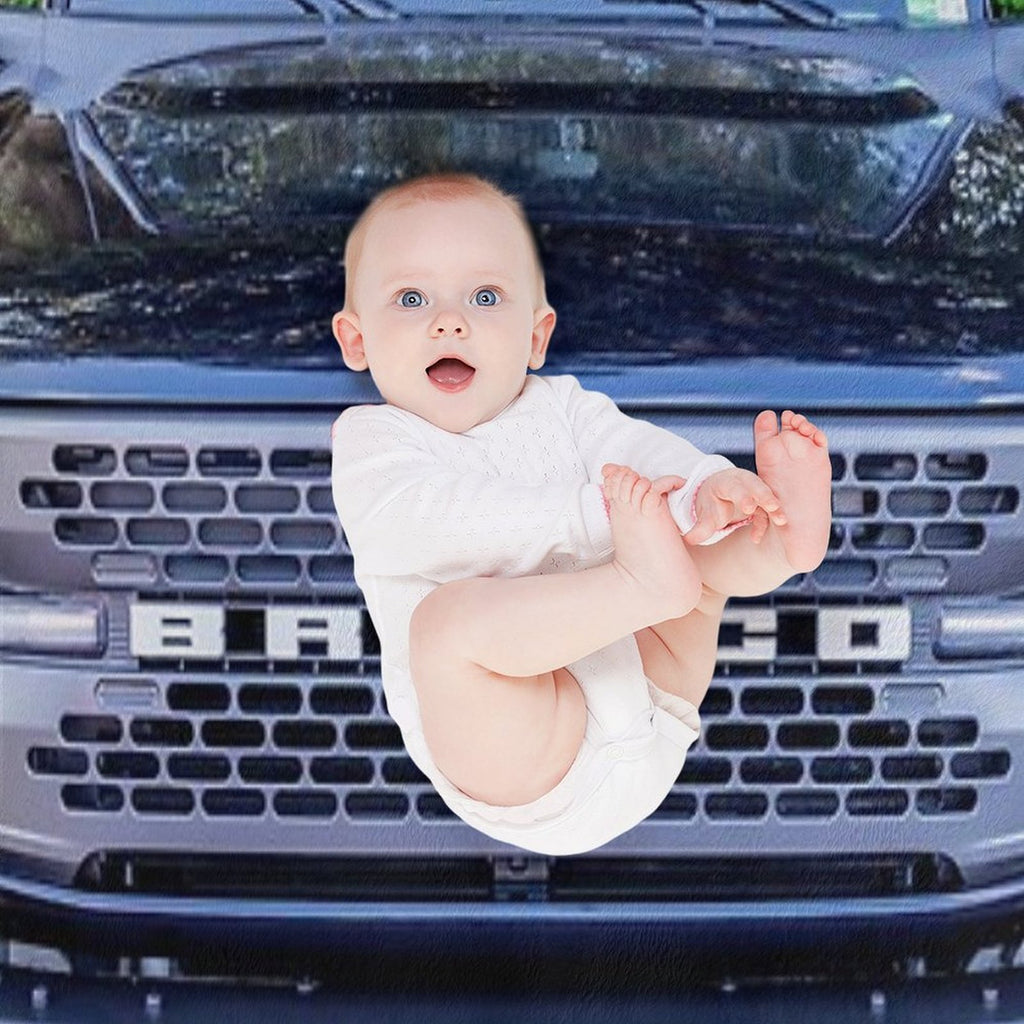 2022 Black Ford Bronco Shrink-resistant Throw Blanket