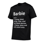 BARBIE Definition Personalized Name Funny Birthday Gift Idea  Breathable T-Shirt