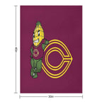 The Concordia-Mhead Cobbers Lightweight Throw Blanket