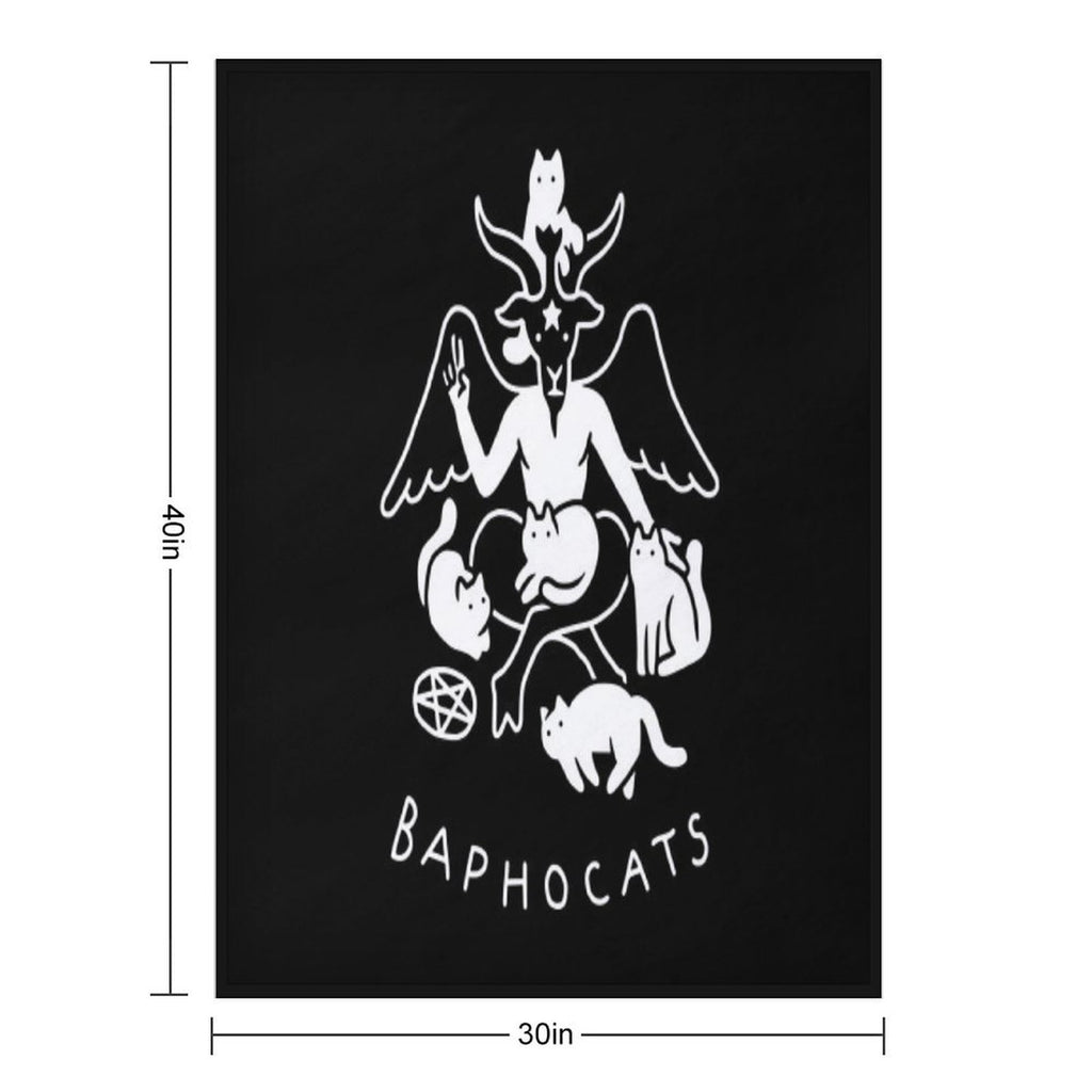 Baphocats Sustainable Throw Blanket