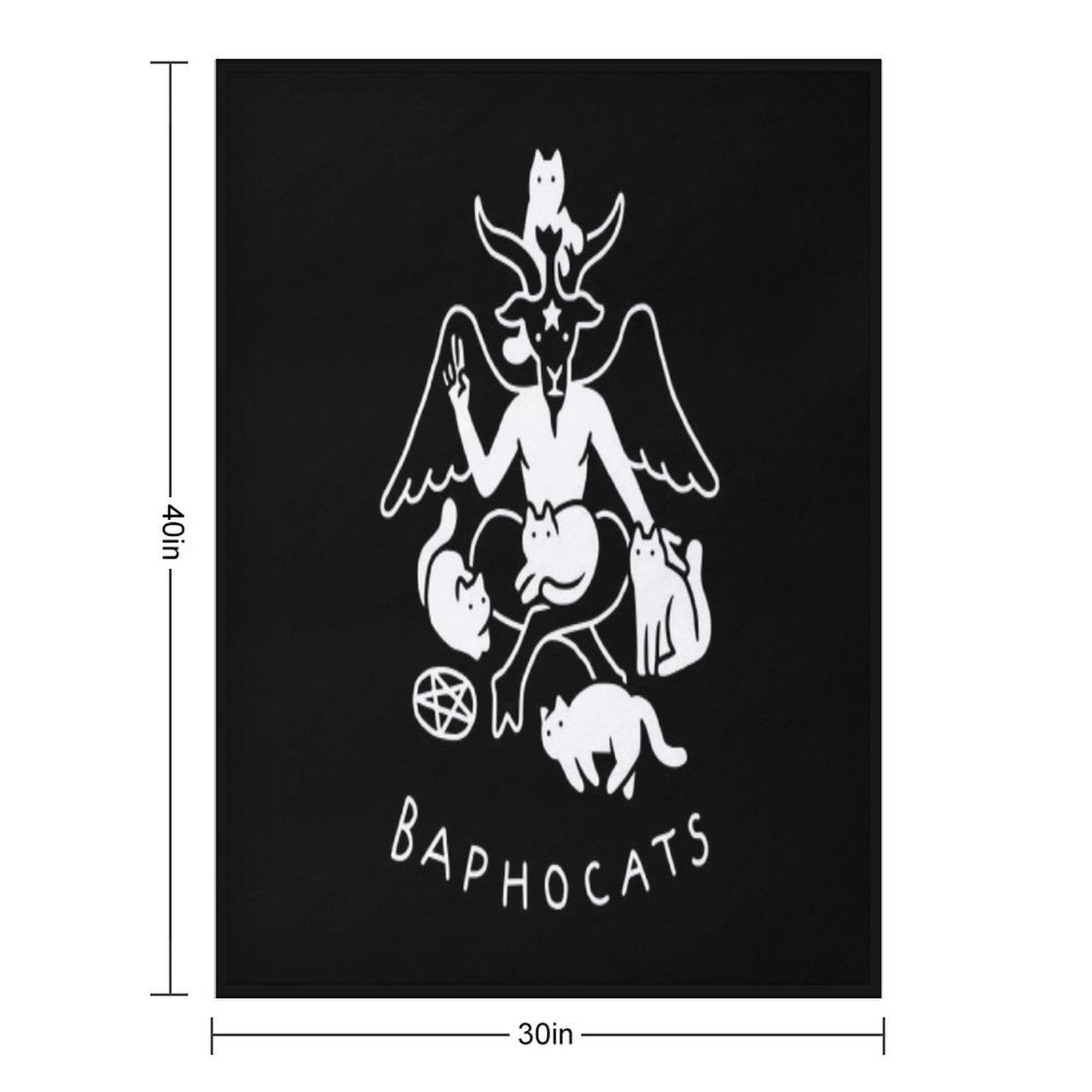 Baphocats Sustainable Throw Blanket