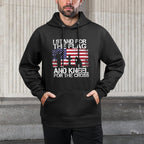 I Stand For The And Kneel For The Cross US Unisex Design Hoodie
