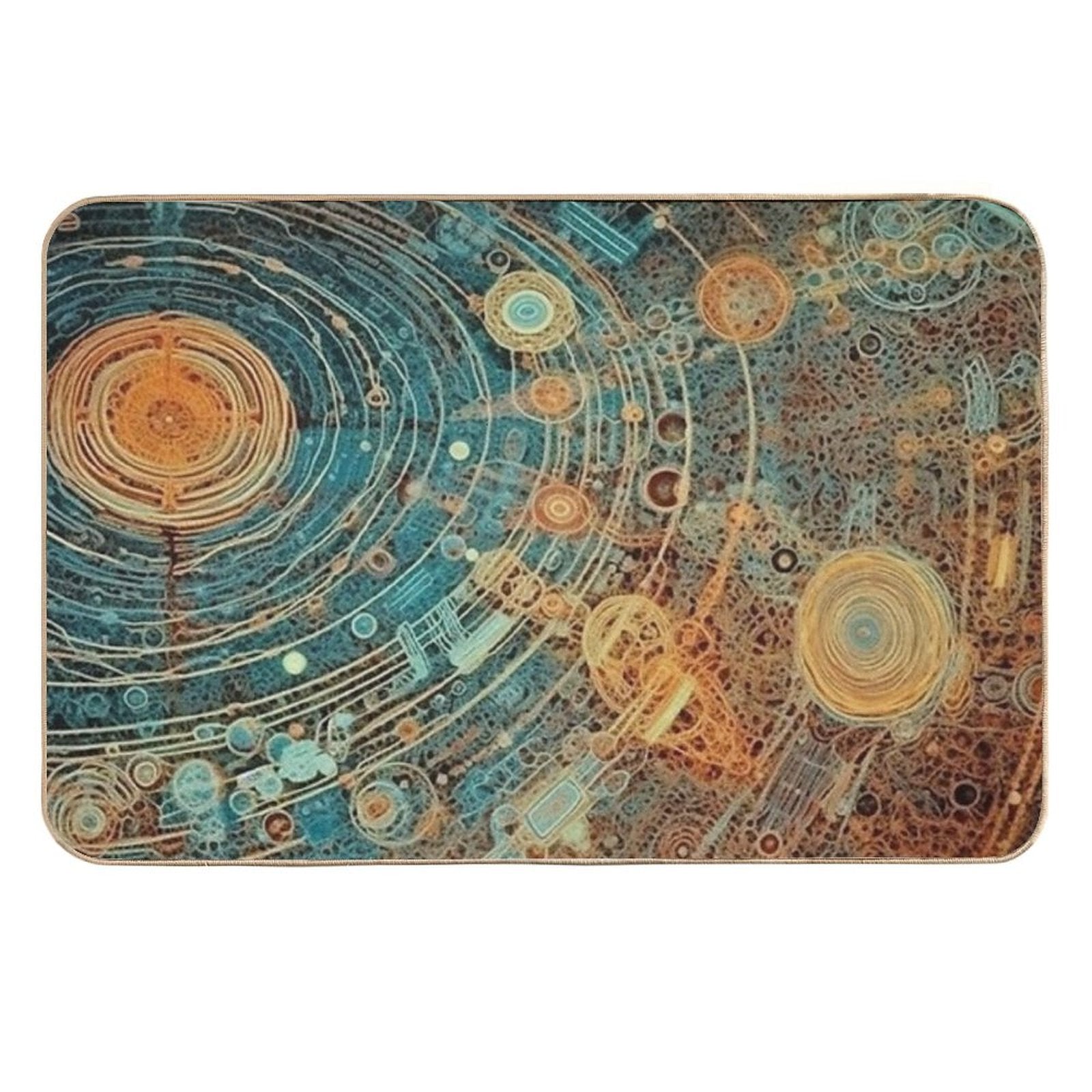 Solar Nervous System  Stain-Proof Bath Mat