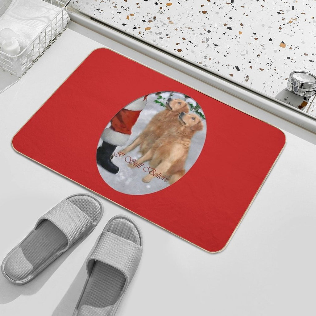 Golden Retriever Christmas Gifts  Odorless Bath Mat
