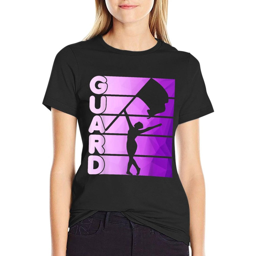 Color Guard Marching Band Girl  Classic T-Shirt