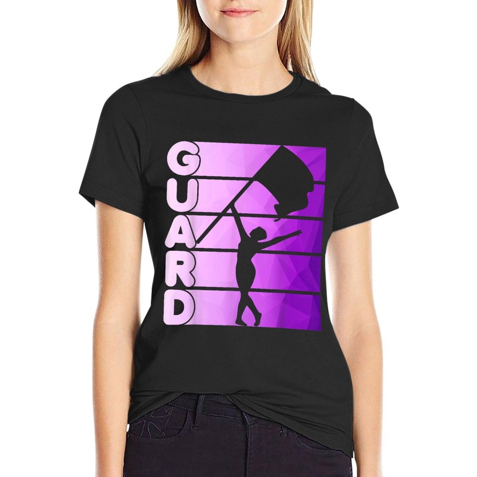 Color Guard Marching Band Girl  Classic T-Shirt