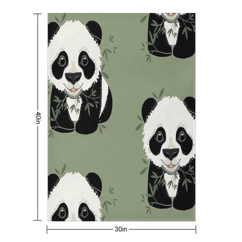 Panda Durable Throw Blanket