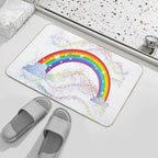 Magic Rainbow  Easy To Clean Bath Mat