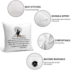 George Lassos The Moon Soft Warmth Comfort Throw Pillow