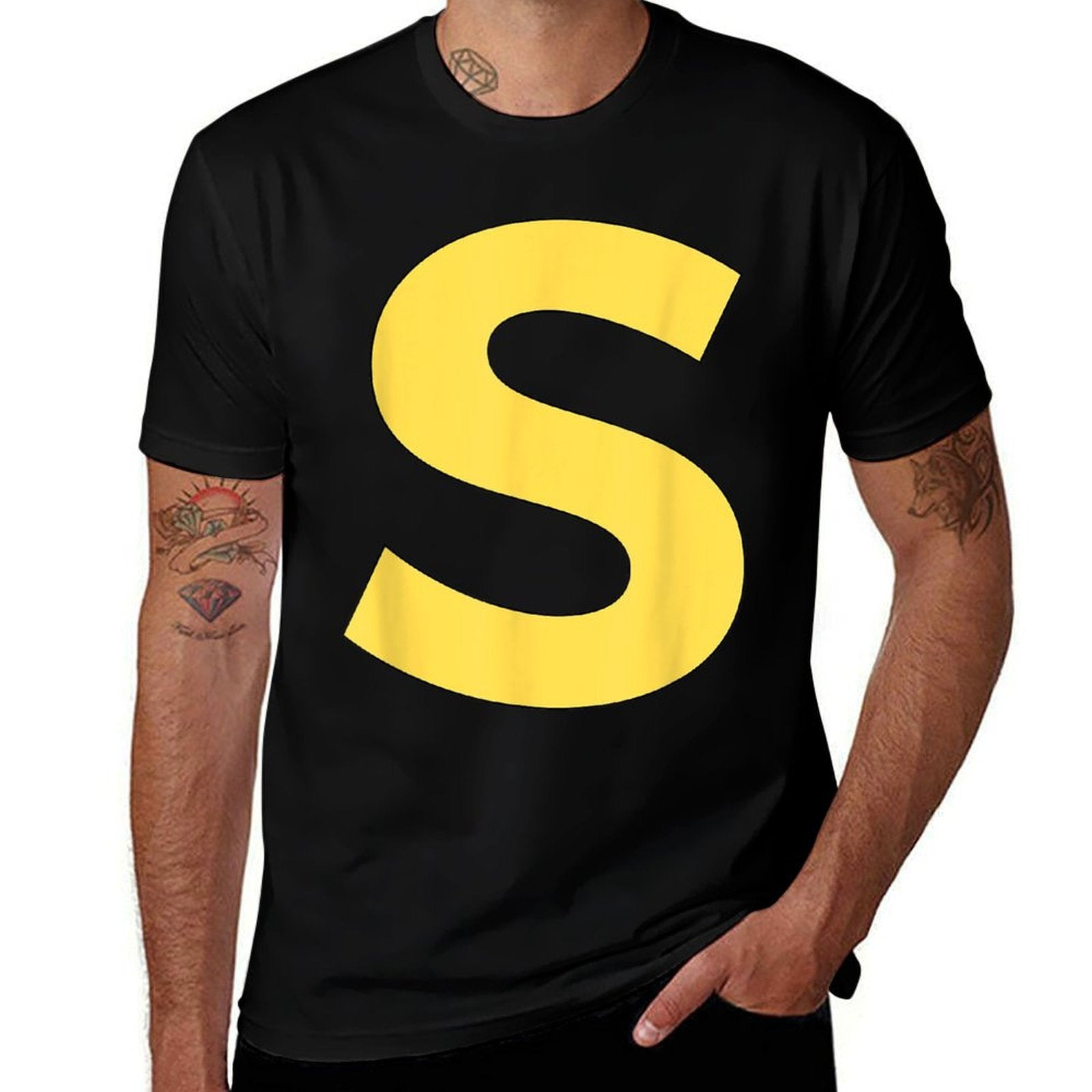 Letter S Funny Group Matching Halloween Costume  Quick-drying T-Shirt