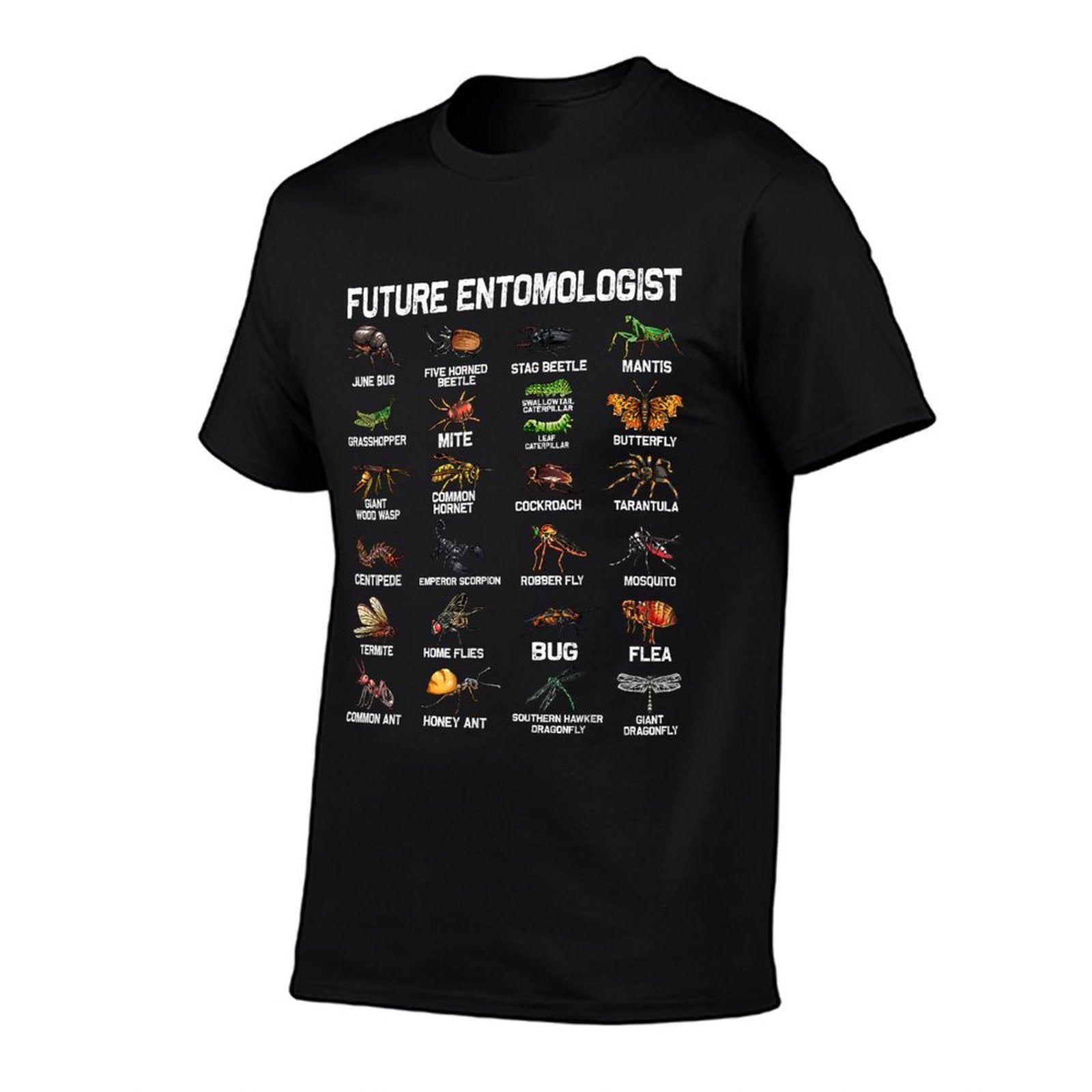 Funny Entomology Insect Bug Lover Men Women Boys Girls Kids  Cotton T-Shirt