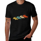 Retro Crocodile Alligator  Graphic-printed T-Shirt