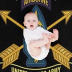 Army - US Army Special Forces Command - SSI W Br - Ribbon X 300 Compact Throw Blanket