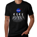 NASA Walking Astronauts in Space Comfortable T-Shirt