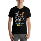 Oh Ship Its A Family Trip 2025, Matching Family 2025 Cruise  Relaxed-fit T-Shirt